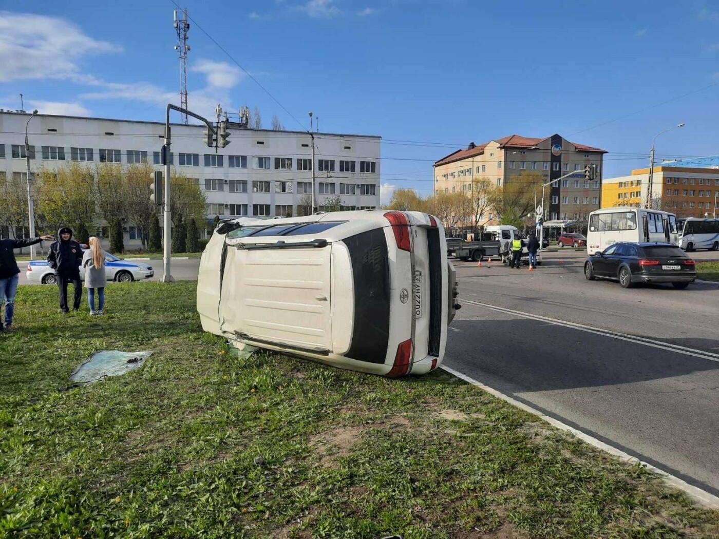 Авария на ул Белгородская в Губкине