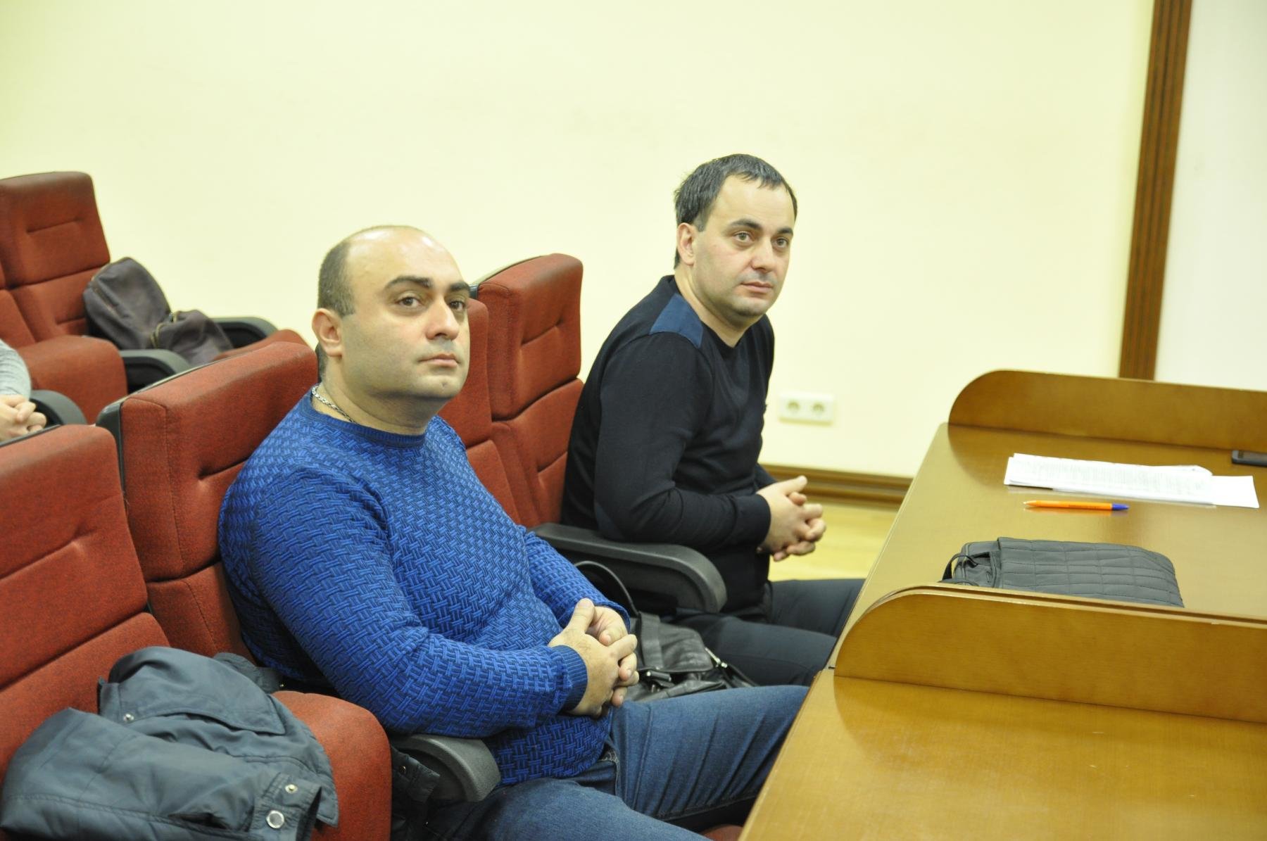 Ашот Симонян и его адвокат Вартан Сагрунян