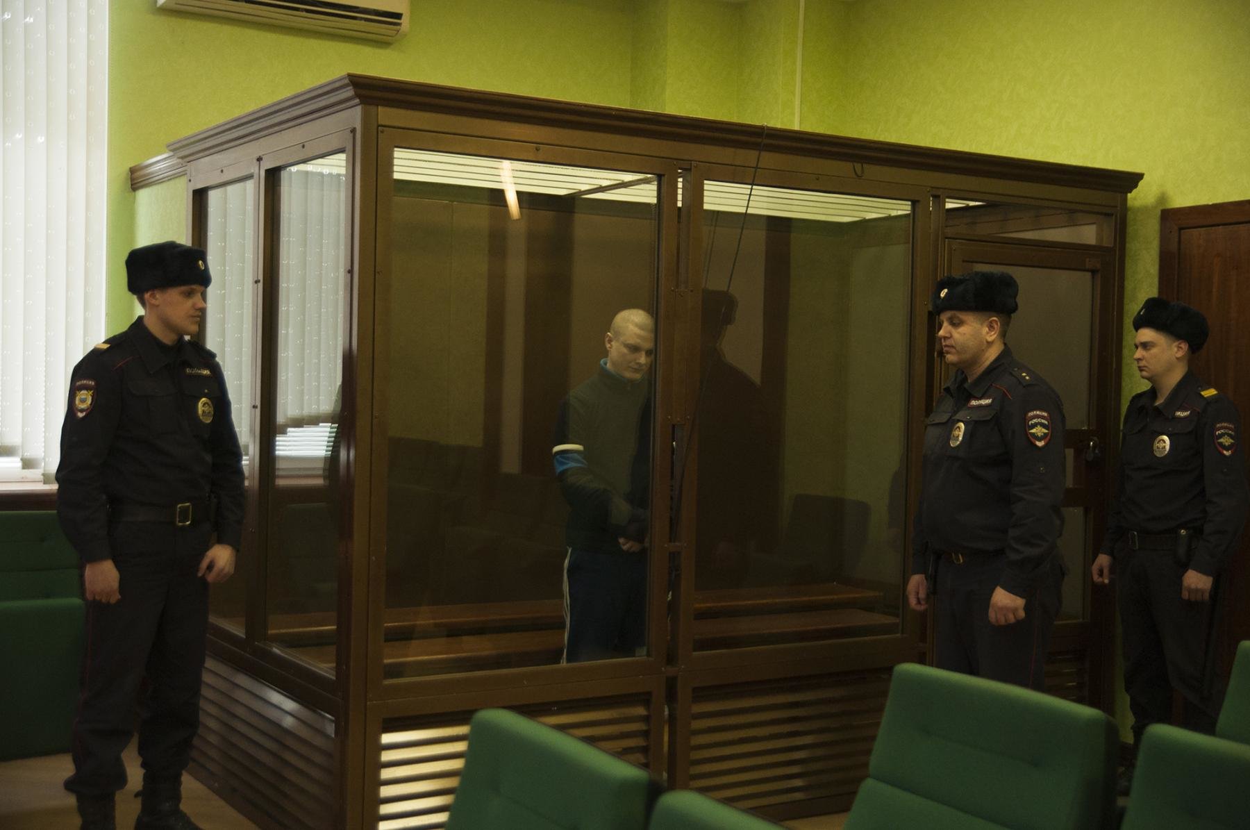 Михаил Саплинов во время оглашения приговора