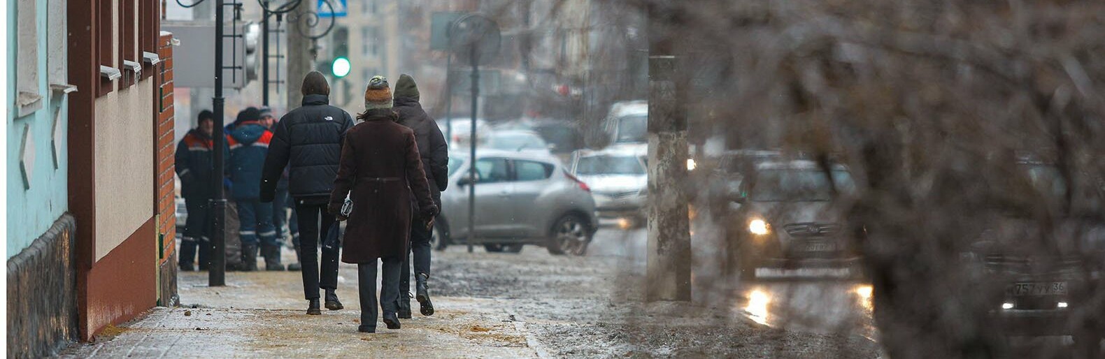 В пятницу белгородцев ожидает мокрый снег и гололедица