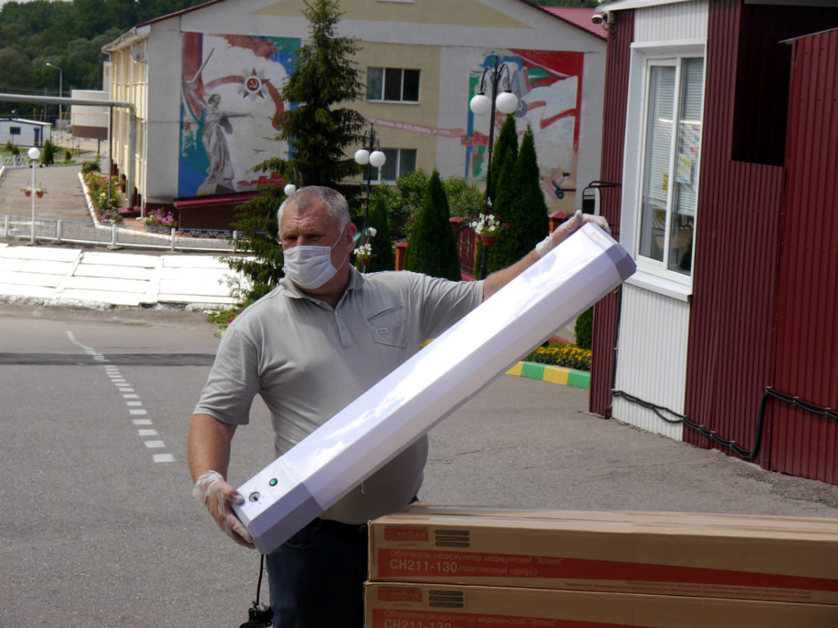 Дом-интернат в Белгородской области получил аппараты для очистки воздуха от фонда «Поколение»