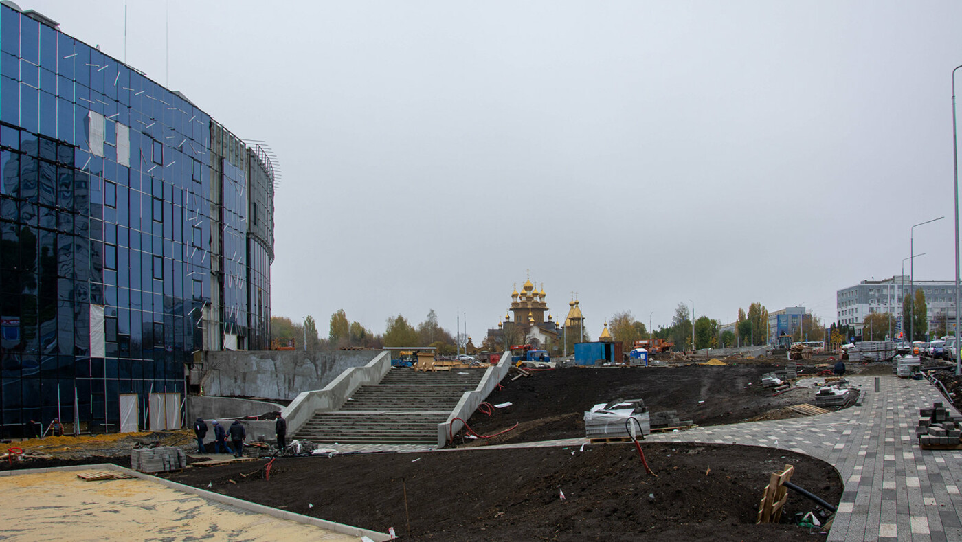 Строительство спортивной арены «Белогорье» в Белгороде