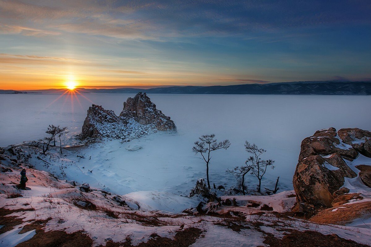 Новогодняя красота Байкала