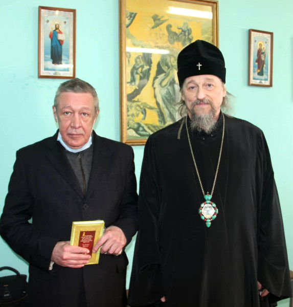 Митрополит Белгородский Иоанн и Михаил Ефремов в СИЗО