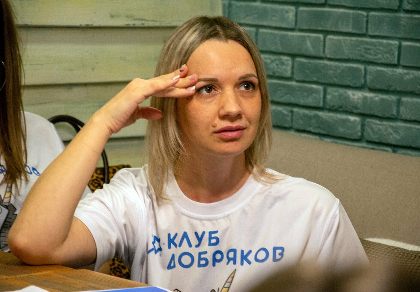 На встрече волонтёров белгородского «Клуба добряков»