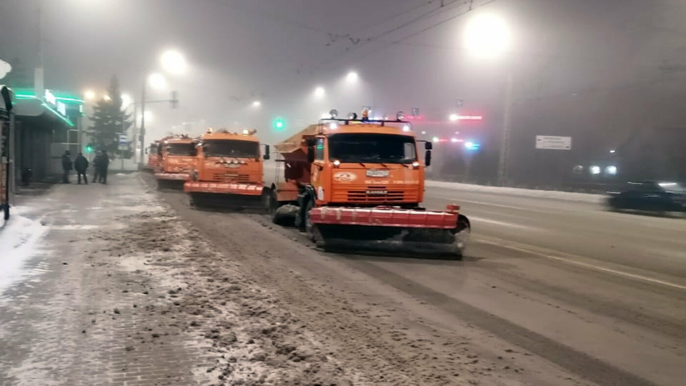 Уборка снега в Белгороде