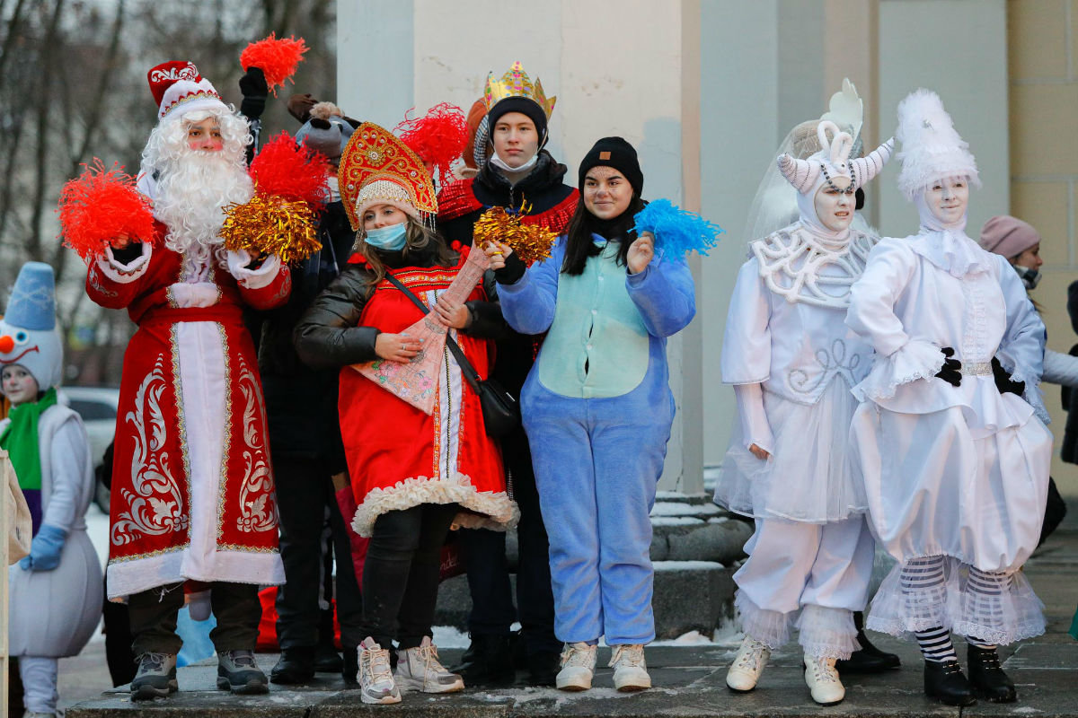 Парад Дедов Морозов – 2020 в Белгороде
