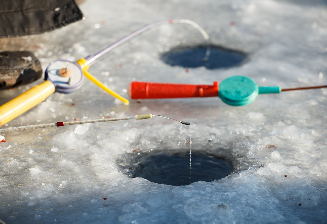 Зимняя рыбалка под Белгородом