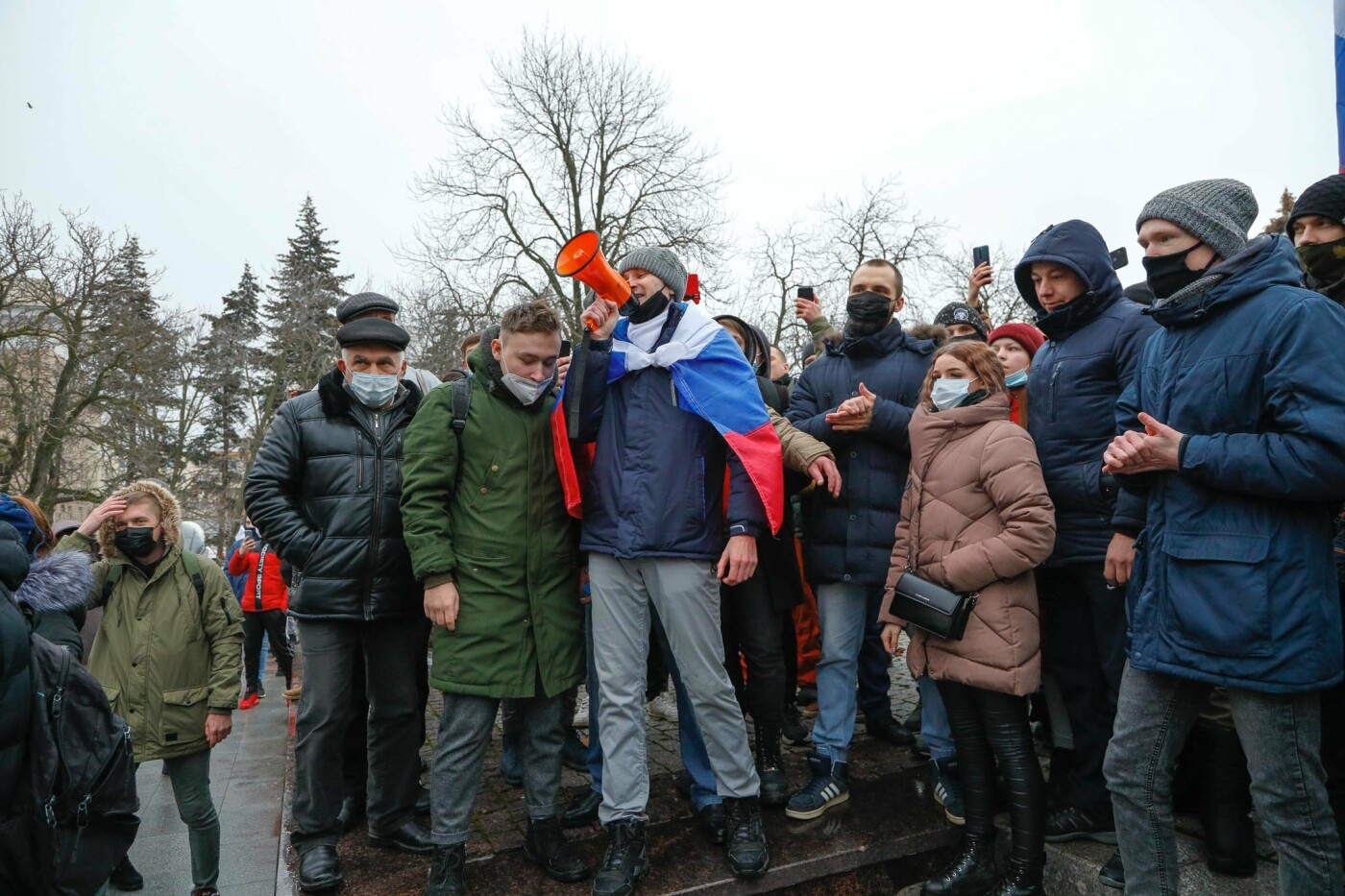 На митинге в поддержку Алексея Навального в Белгороде