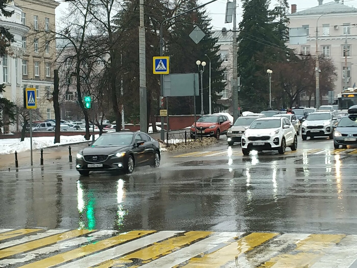 На улицах в Белгороде