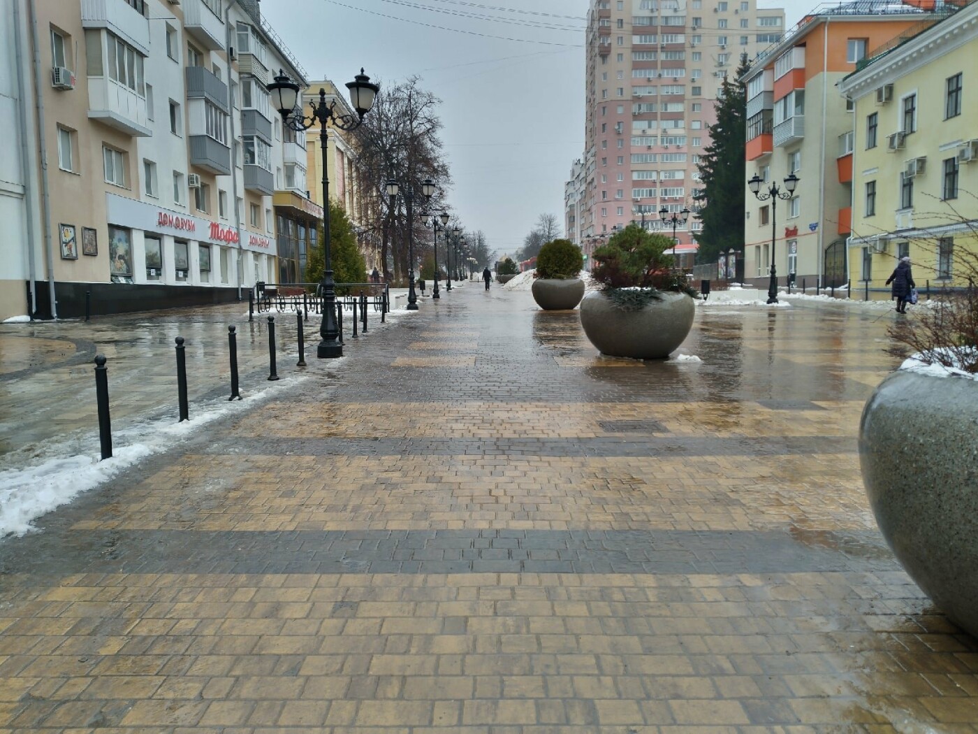 На улицах в Белгороде