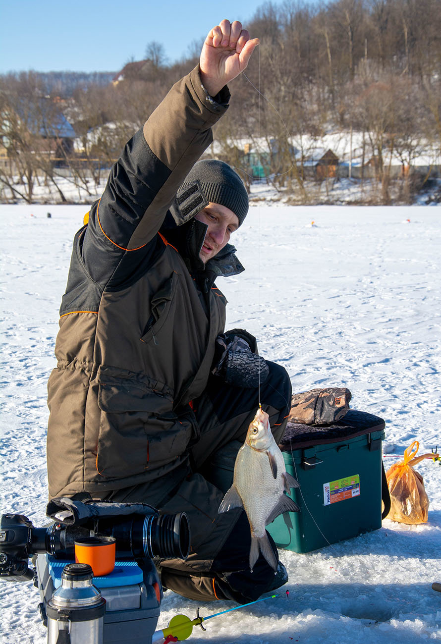 Зимняя рыбалка на Белгородском водохранилище