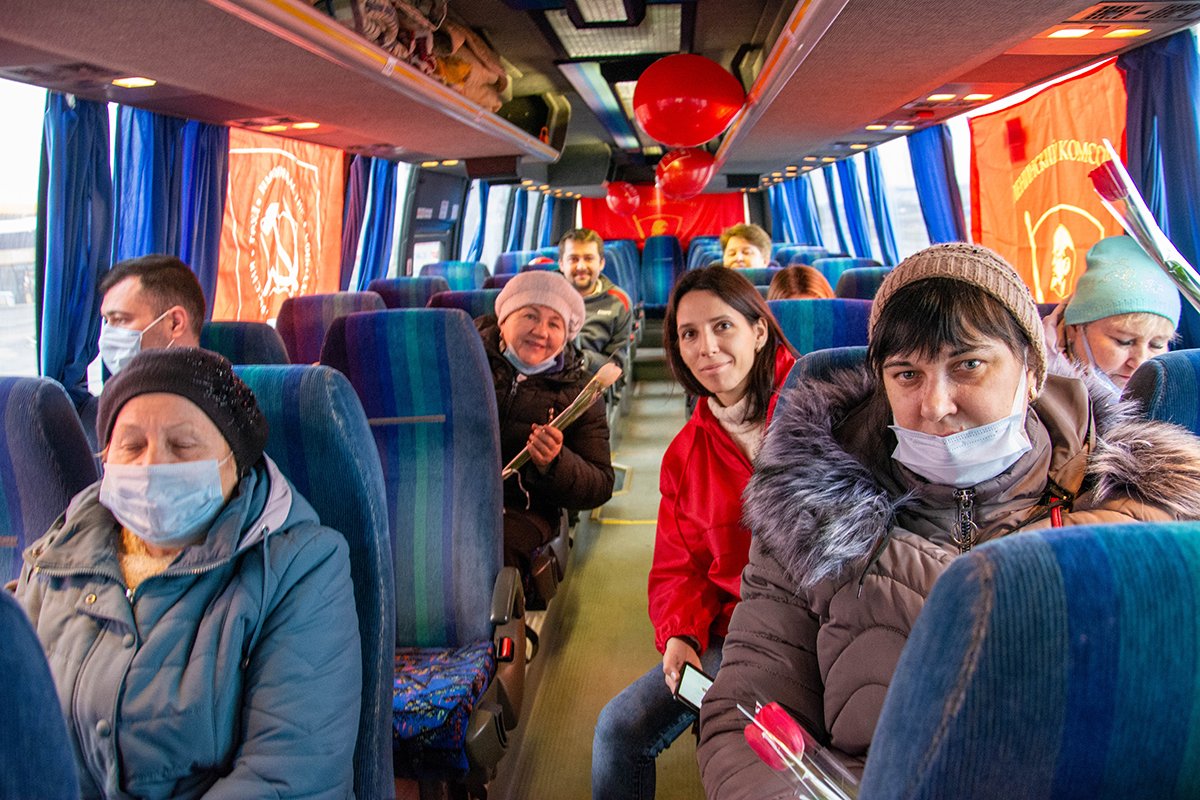 «Красный» автобус в Белгороде