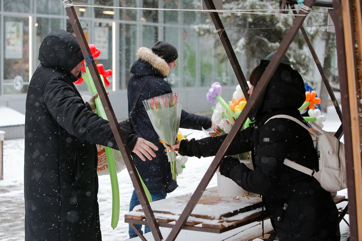 8 марта на улицах Белгорода