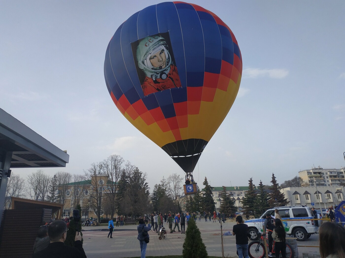 Запуск воздушного шара в Белгороде