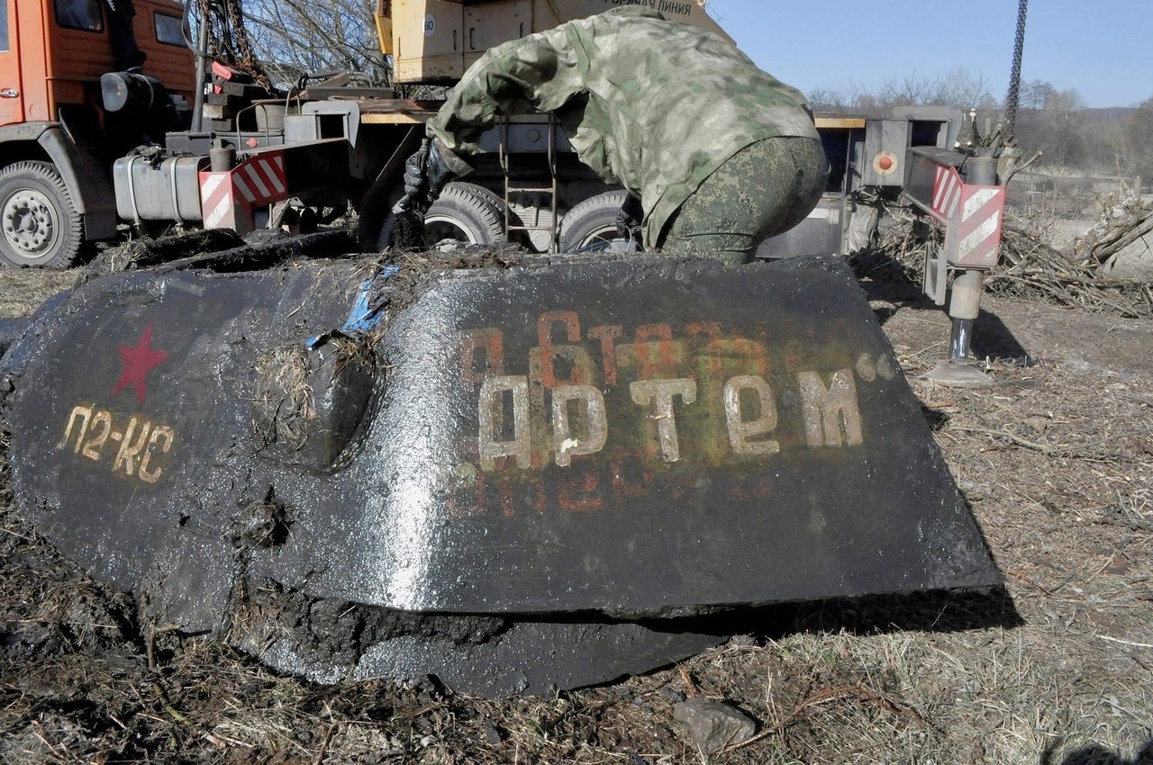 Найденный поисковиками танк, фото историко-поискового клуба «Обелиск»