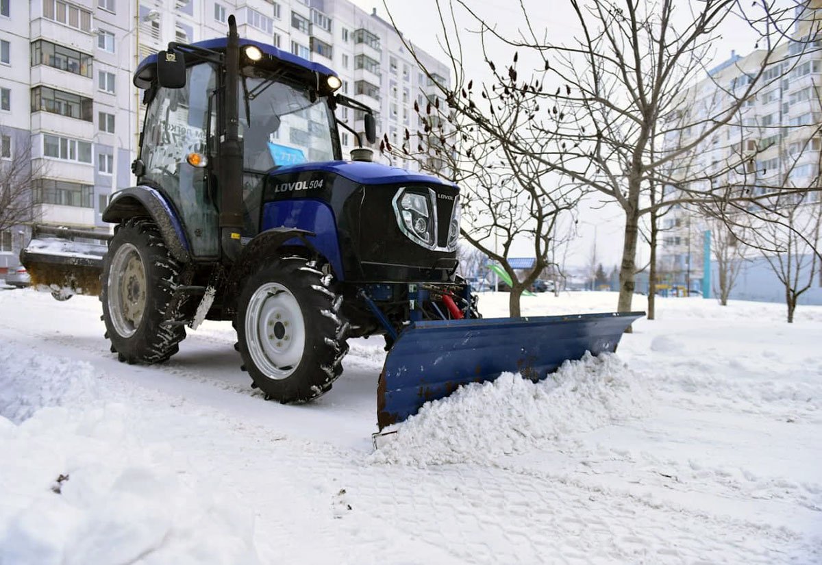 уборка снега в Белгороде