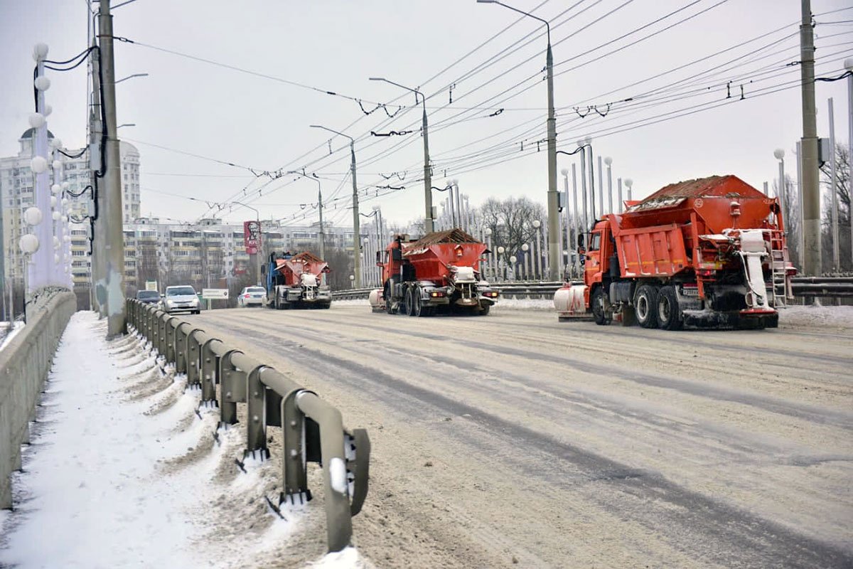 уборка снега в Белгороде