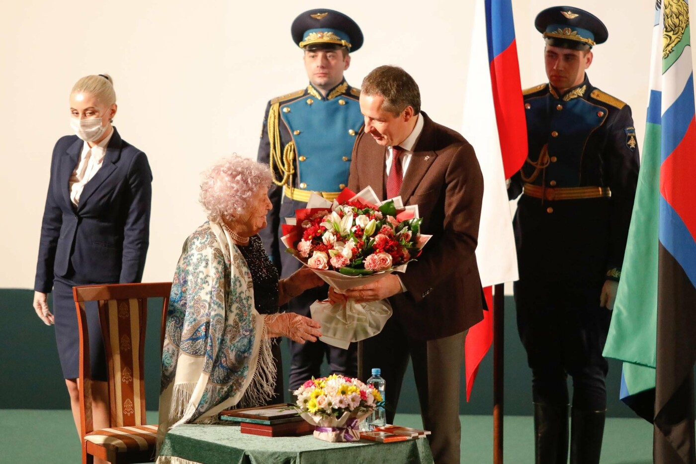 Празднование 100-летия Марии Колтаковой в Белгороде