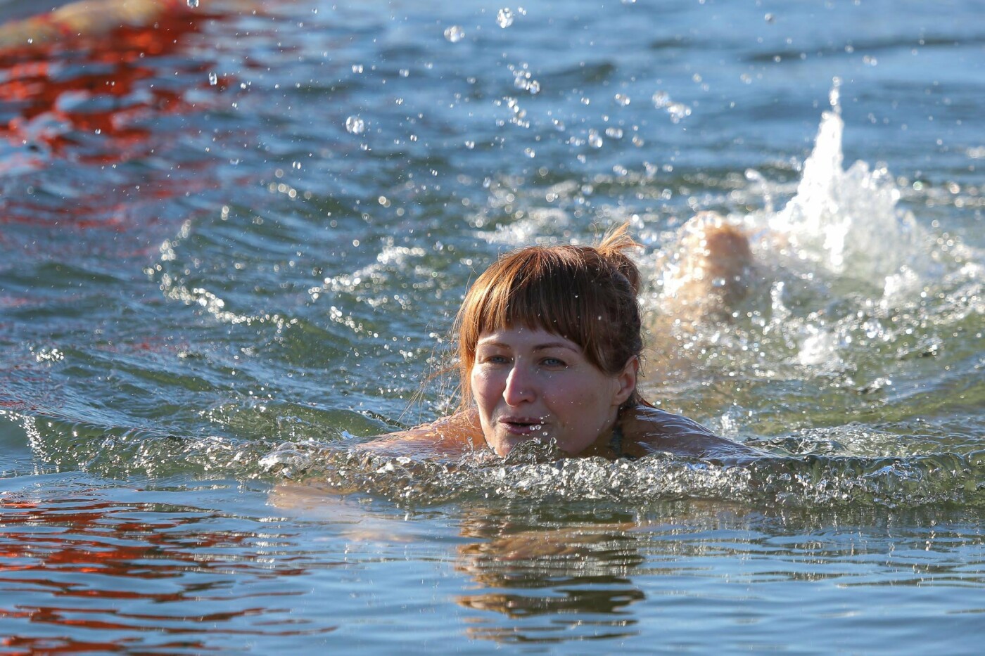 Соревнования по зимнему плаванию в Белгороде