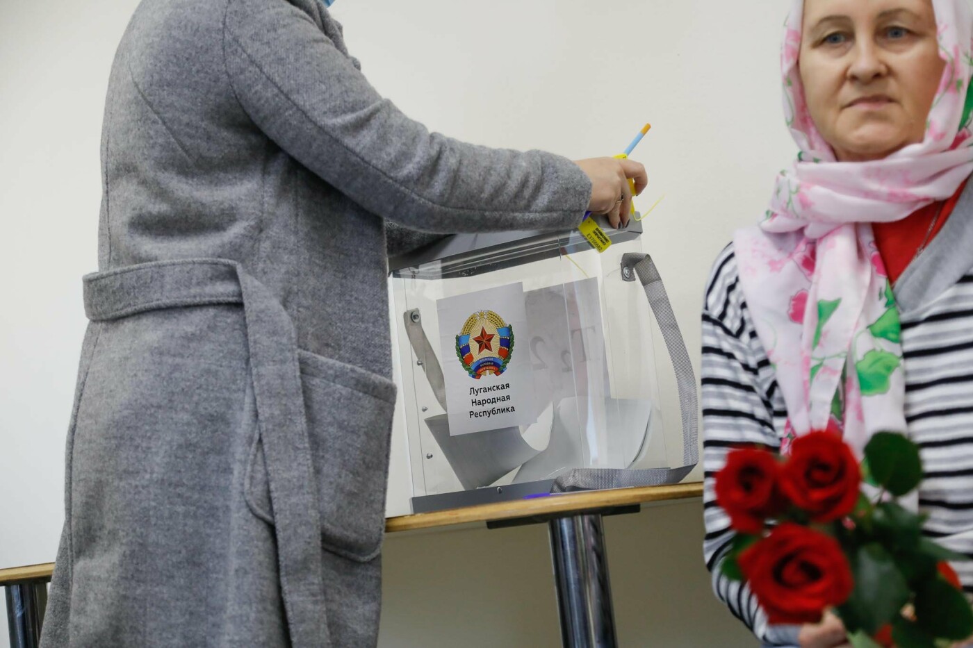На референдуме по вхождению в состав РФ ЛНР, ДНР, Херсонской и Запорожской областей. Белгород