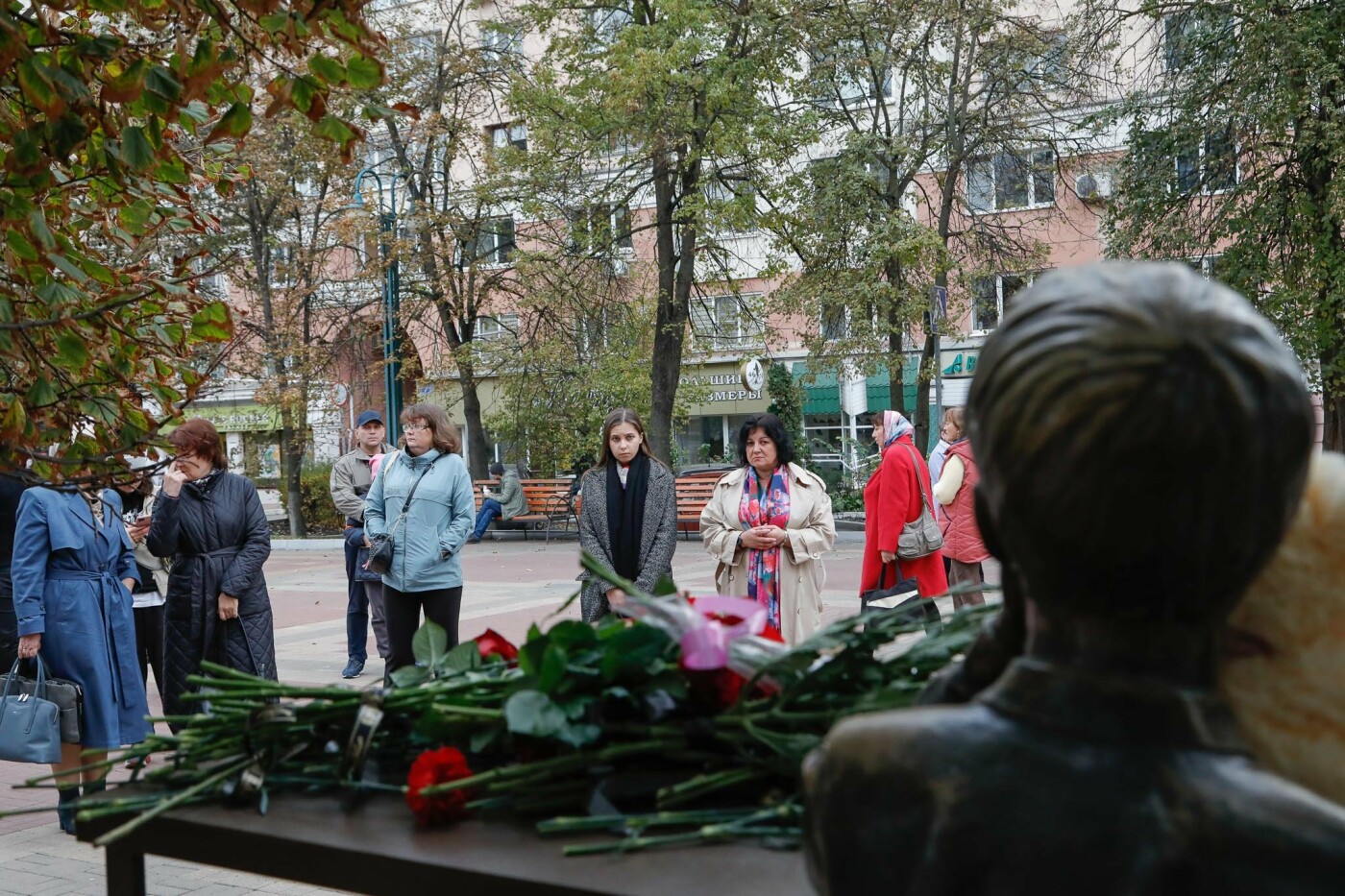 Мемориал в память трагедии в ижевской школе. Белгород
