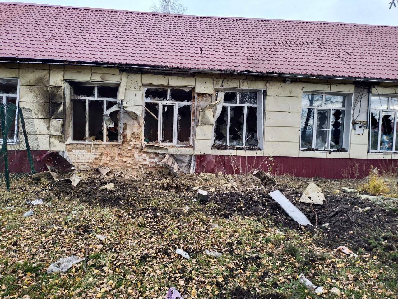 Село Журавлёвка в Белгородском районе после обстрела