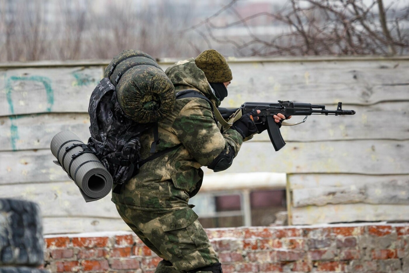Обучение бойцов теробороны в Белгородской области