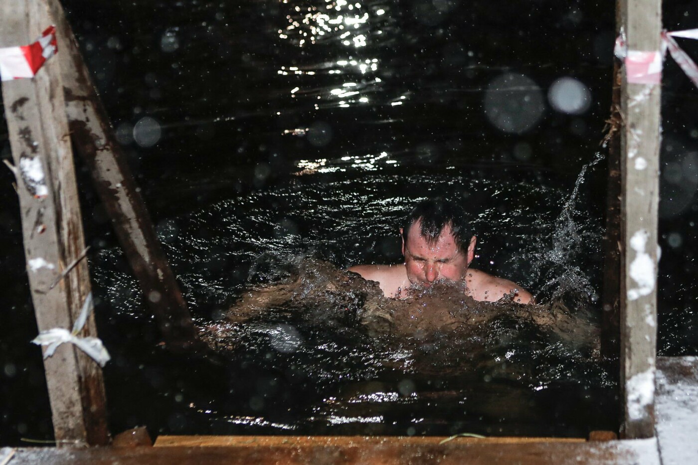 18 января. Крещенские купания в Нижнем Ольшанце Белгородского района