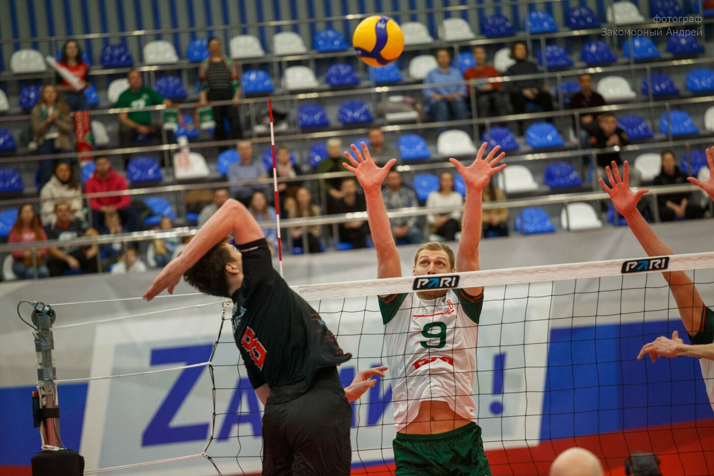 Игра ВК «Белогорье» и «Локомотив» (Новосибирск) в Туле