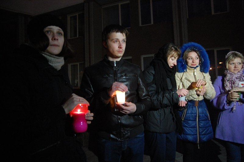 В Белгороде акцию «Час Земли»  рекламировали телевышка, общежитие и здание университета (фото) - фото 3