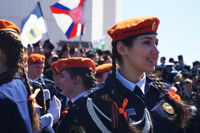 Белгородские кадеты прошли парадом по Соборной площади (фото) - фото 14