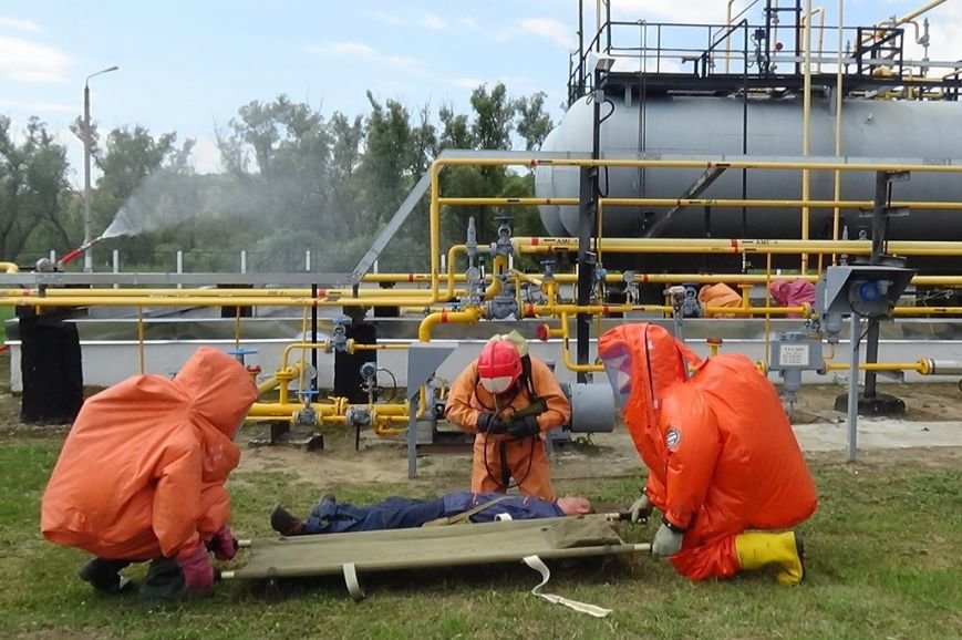 Белгородские спасатели ликвидировали условную аварию на аммиакопроводе «Тольятти-Одесса» (фото) - фото 1